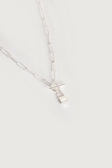 CHAIN NECKLACE WITH LOCK PENDANT