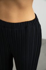 PLEATED ELASTIC WAIST PANT