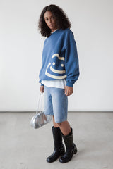DRMERS X OAK SMILEY CREWNECK SWEATSHIRT
