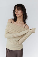 OFF-SHOULDER TOP