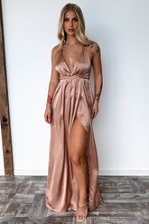 Scarlett dress - Tan