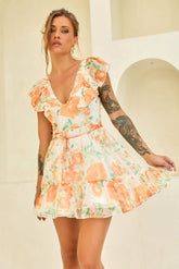 Sunroom Mini Dress - Orange