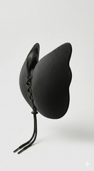 Push-Up Strapless Black Backless Invisible Bra