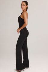 Modal One-Shoulder Jumpsuit in Black