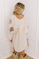 Reaching For Something New Embroidered Dress