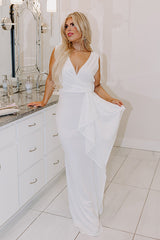 The Allie Ruffle Maxi Dress Curves