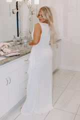 The Allie Ruffle Maxi Dress Curves