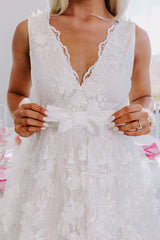 The Elise Kennedy Embroidered Mini Dress