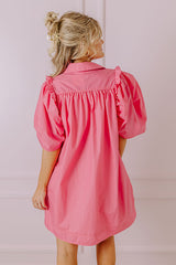 City Escapes Shift Dress In Pink