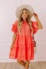 Sunny Stroll Ruffle Mini Dress