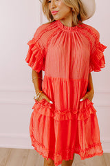 Sunny Stroll Ruffle Mini Dress