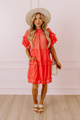 Sunny Stroll Ruffle Mini Dress