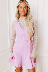 Sunlit Splendor Mini Dress in Lavender