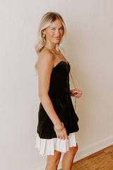 Midnight Rendezvous Velvet Mini Dress