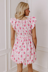 Embracing Love Floral Mini Dress