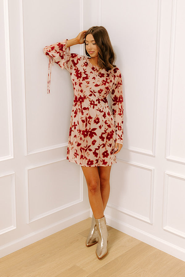 Uptown Garden Floral Mini Dress