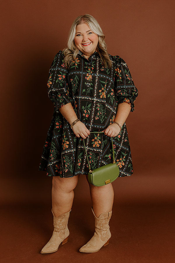 Botanical Daydream Mini Dress Curves