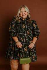 Botanical Daydream Mini Dress Curves