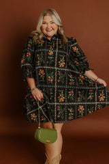 Botanical Daydream Mini Dress Curves