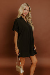 Broadway Muse Mini Dress in Black