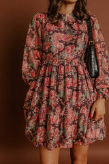 Rose Galore Floral Mini Dress