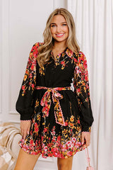 For The Love Of Floral Button Down Mini Dress