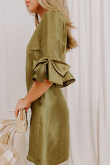 Polished Perfection Satin Mini Dress