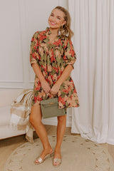 Pick Of The Patch Floral Mini Dress