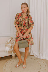 Pick Of The Patch Floral Mini Dress