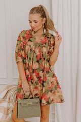 Pick Of The Patch Floral Mini Dress