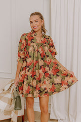 Pick Of The Patch Floral Mini Dress