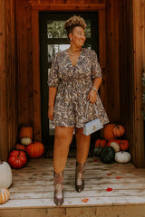 Wishful Weekend Floral Mini Dress Curves