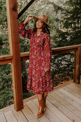 Blooming Keepsake Floral Midi Dress