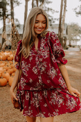 Dashing Darling Floral Mini Dress