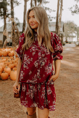 Dashing Darling Floral Mini Dress