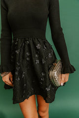 Penthouse Chic Sweater Mini Dress