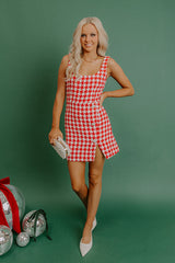 Feeling Cheerful Tweed Mini Dress