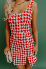 Feeling Cheerful Tweed Mini Dress