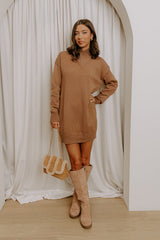 Manhattan Chill Knit Sweater Mini Dress