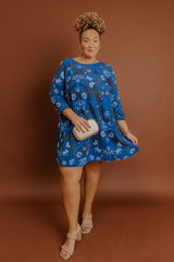 Estate Muse Floral Mini Dress Curves