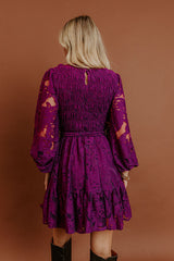 The Orchard Path Jacquard Mini Dress