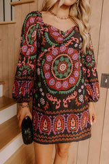 Uptown Happy Hour Floral Mini Dress