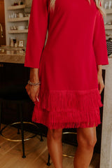 Sway To The Music Fringe Mini Dress