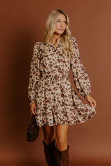 Cue The Blooms Floral Mini Dress