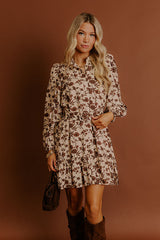 Cue The Blooms Floral Mini Dress