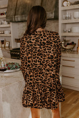 Flirty At Heart Leopard Mini Dress