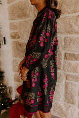 Dinner Party Chic Floral Mini Dress