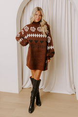 Cozy Moments Knit Sweater Mini Dress