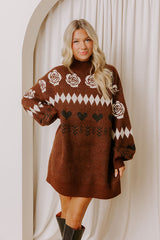 Cozy Moments Knit Sweater Mini Dress
