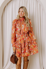 Forever Grateful Paisley Mini Dress